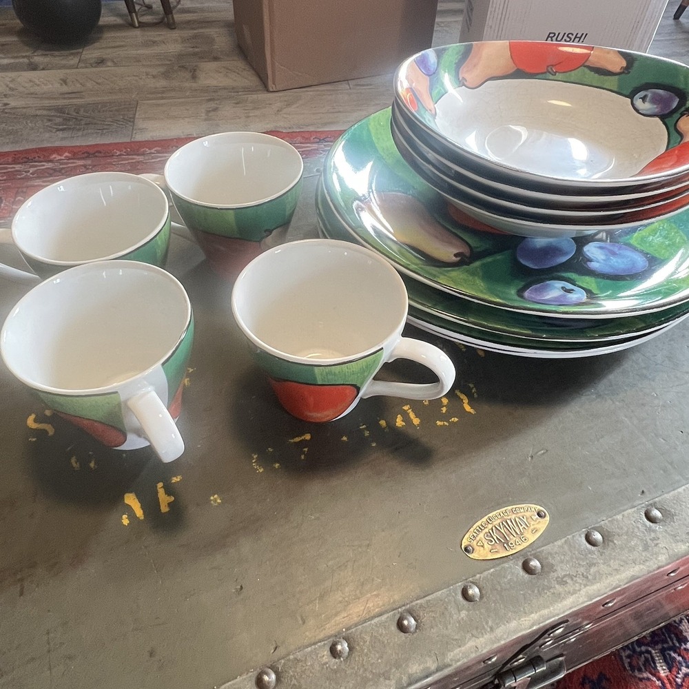 VTG Misono Tuscany 4902 Fruit Pattern – 12‑Pc Set–Soojin Choi–Discontinued
